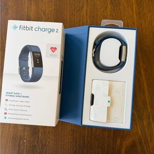 fitbit Charge 2 Fitness Wristband - Blue